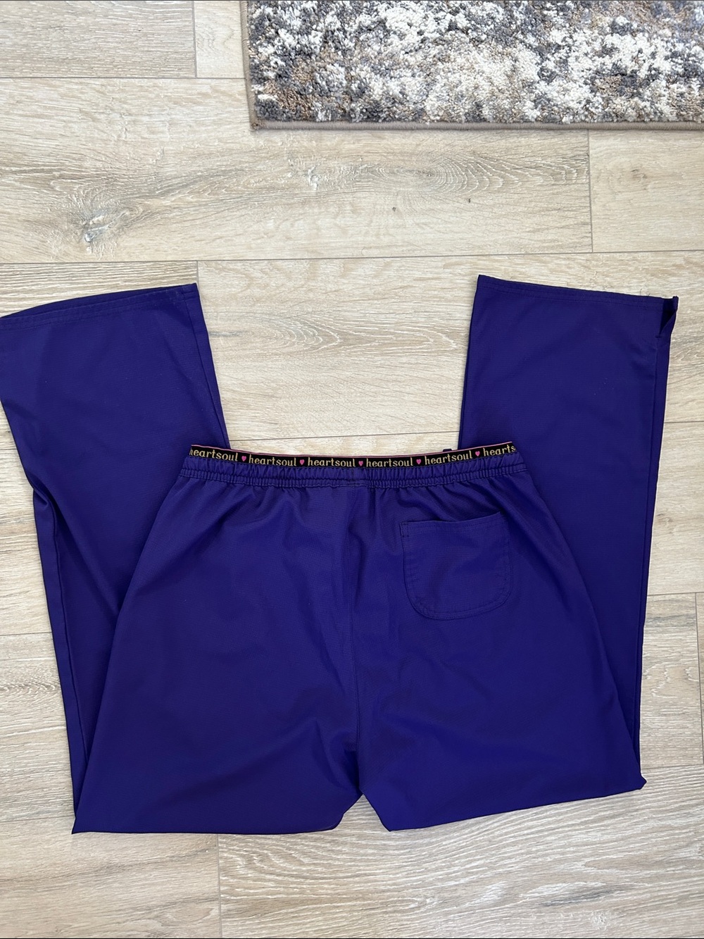 Purple and Light Gray Scrub Pants Bundle Size Large - Picture 3 of 7